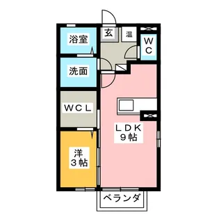 サニーコート【1階】の間取り