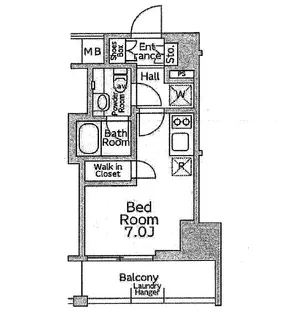 リージア大井町【3階】の間取り