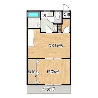 ハイツ羽田【2階】の間取り