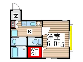 パークハウス船橋【2階】の間取り