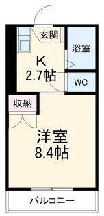 ヘーベルエスパスV A【1階】の間取り