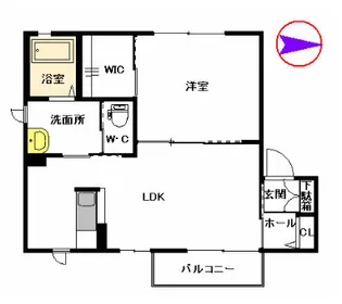 グランディール【2階】の間取り