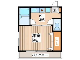 M.M.ハイツ【1階】の間取り