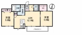 OLIVEHOUSE綾川【3階】の間取り