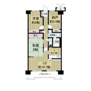 CASSIA南住吉【8階】の間取り