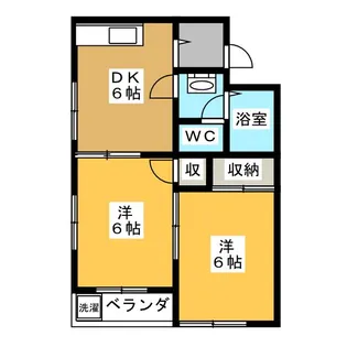アーデルM【1階】の間取り