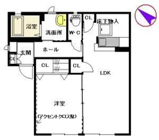メゾンドe&k【2階】の間取り