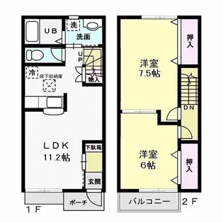 URBAN HILLS Aの間取り