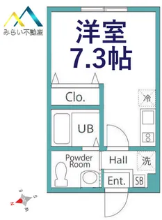 ハーミットクラブハウス星川B棟【2階】の間取り