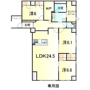RESIDENCE KIKUZAKA【3階】の間取り