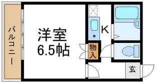 ベルハイツA【2階】の間取り