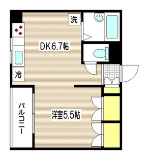 松本ビル【3階】の間取り