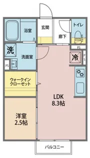 メゾン・ド・シュシュ【1階】の間取り