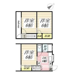 レジデンス宮津台B棟【1階】の間取り