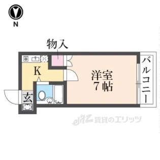 アメニティホウコク【4階】の間取り