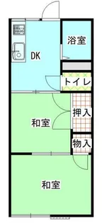 第二向陽荘【1階】の間取り