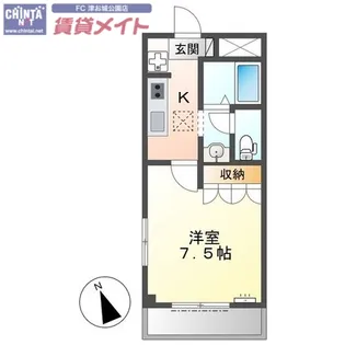 Hills青山【1階】の間取り