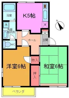 メゾネットはなぶさ【1階】の間取り