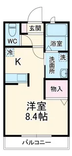 フォルトゥーナ・アオキ【3階】の間取り
