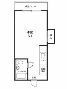 亜光ハイム常盤台【2階】の間取り