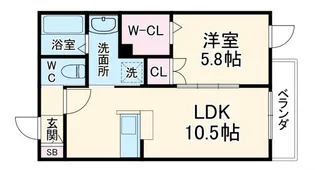 グランデレーヌ【1階】の間取り