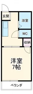 ハイライフ116 B棟【1階】の間取り