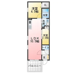 プレシア野並【3階】の間取り