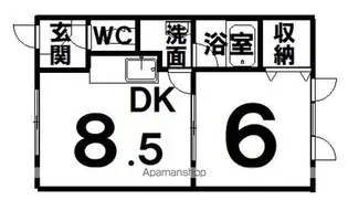 アーバンプロムナード【2階】の間取り