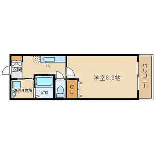グローフラール【4階】の間取り