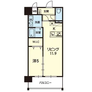 ライズ光の森【3階】の間取り