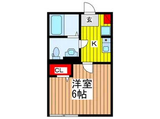ミラソレイユ大宮【3階】の間取り