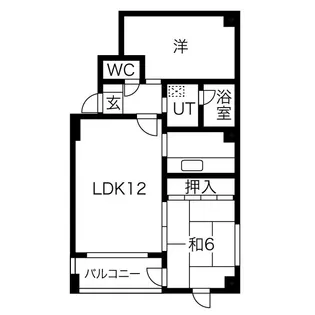 SK麻生36【3階】の間取り