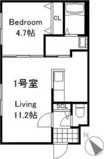 Cuore【1階】の間取り