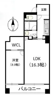 ブラービ南船場【6階】の間取り