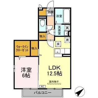セレッソ【1階】の間取り