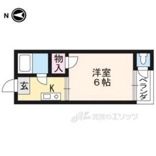 フクヤハウス【1階】の間取り