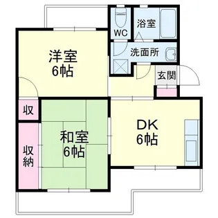 マンションKM-1【3階】の間取り