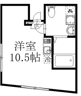 ブルーフェザーマンション北千住【1階】の間取り