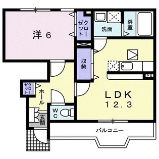 スターブル・Y【1階】の間取り