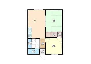 ユーハイツ 西町【1階】の間取り