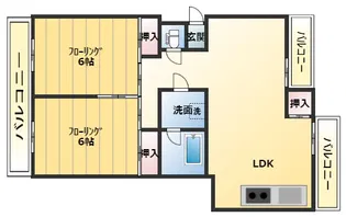 フォーサイト紫R・View terrace【4階】の間取り