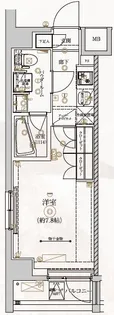 ヴォーガコルテ東府中アジールコート【8階】の間取り