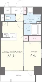 urbano iris【7階】の間取り