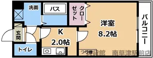 GROOVE南草津II【1階】の間取り
