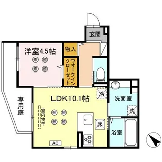 SHINYA BLDG.V【1階】の間取り