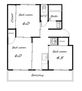 ヴィラナリー加東III 3号棟【3階】の間取り