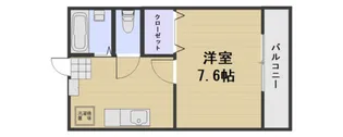 フロントステーション西川原【1階】の間取り