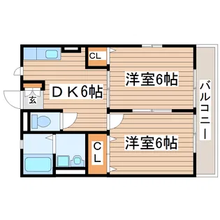 Leben【1階】の間取り