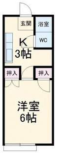 グリーンコーポ【2階】の間取り