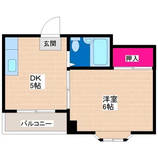 ユニ長吉ビル【3階】の間取り